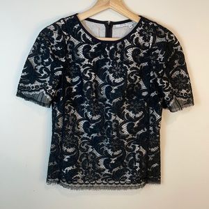 Dennis Menotti Lace Top 9291